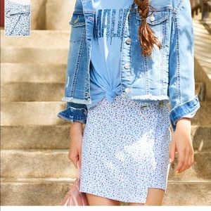 Justice Wrap-front Skirt